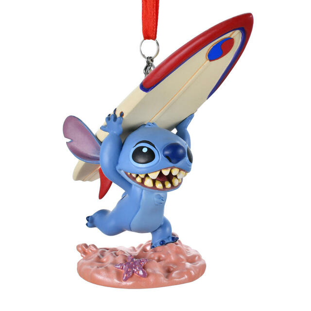 スティッチ オーナメント サーフボード Disney Christmas Ornament 2,200円