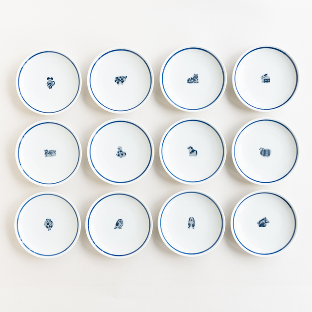 十二支の豆皿セット　価格：20,900円（税込）