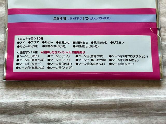 全24種類展開のブラインド仕様。今回は2個購入
