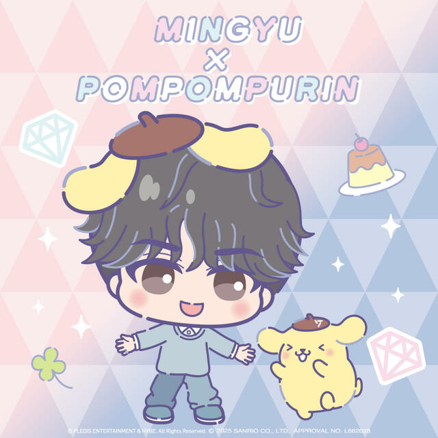 「MINGYU」 × 「ポムポムプリン」