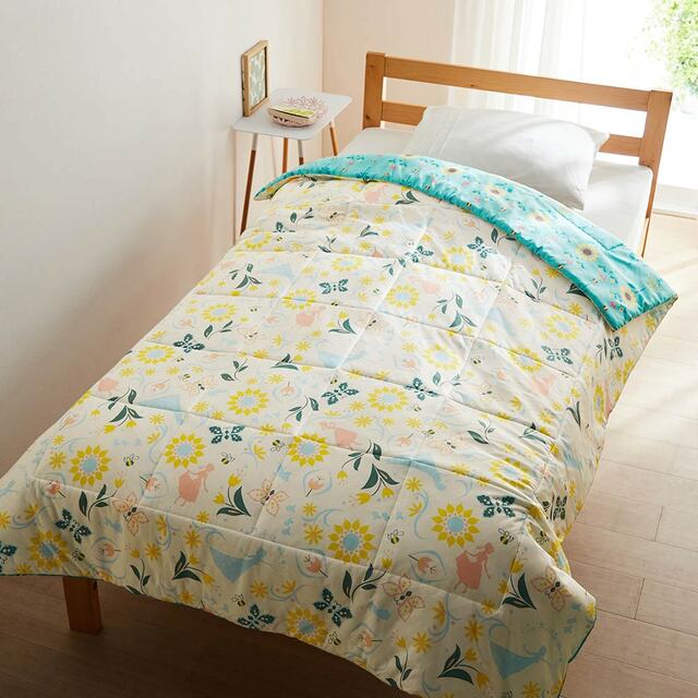 丸洗いOK。接触冷感とさらっと素材のリバーシブルキルトケット|¥3,690~ 5,690 (税込)