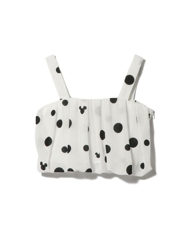 ミッキーマウス / シフォンフロッキープリントトップス ¥44,000