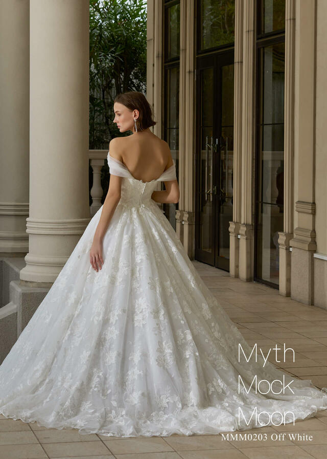 クラウディア「Myth Mock Moon(ミスモックムーン)」新作ウェディングドレス MMM0203_Off White