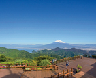 富士山と駿河湾を一望！ 空中公園の富士見テラス
