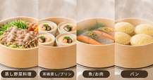 「野菜、魚、お肉、パン、茶碗蒸し、プリンなど様々な蒸し調理が楽しめます」＜期間：2026年9月7日～＞【せいろの魅力がもっと手軽に♪火を使わない“電気式”せいろ「sology 電気蒸し器」発売スタート！】