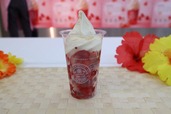 新作のハロハロは氷を使わない果実氷いちご！