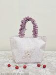 クロミ　フリルハンドルトートバッグ  カラー：Lavender  価格：¥6,000