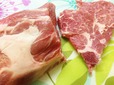 生でも切ればわかる肉の固さ