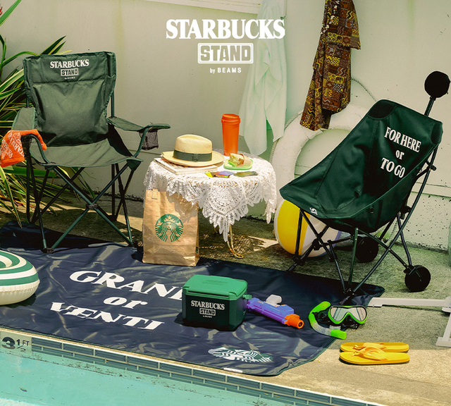 待望のコラボ！良デザインがラインナップ。【STARBUCKS STAND by BEAMS × Coleman】