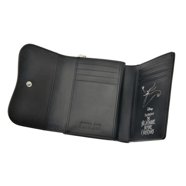 【ANNA SUI】ジャック・スケリントン&ゼロ 財布・ウォレット チャーム付き ストライプ 24,000円