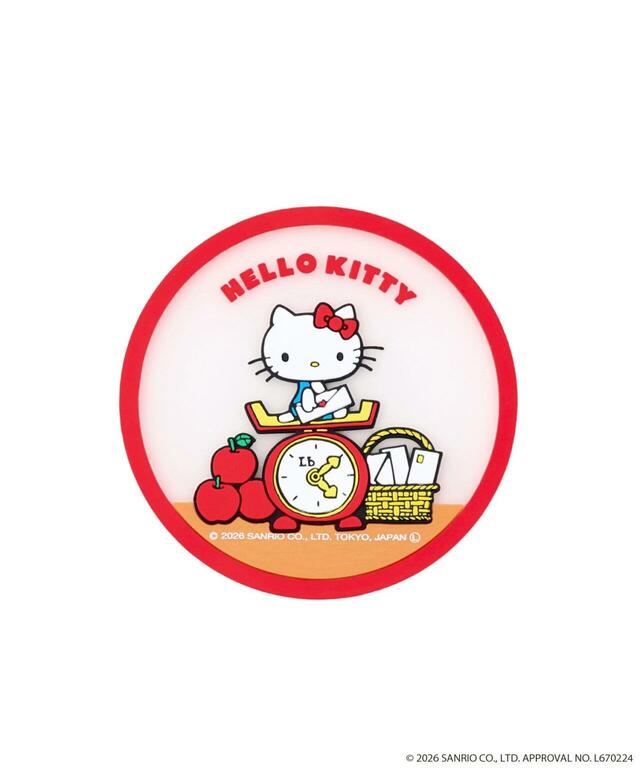 【3COINS×ハローキティコラボアイテム人気ランキング 1位】「HELLO KITTY ラバーコースター」330円(税込)