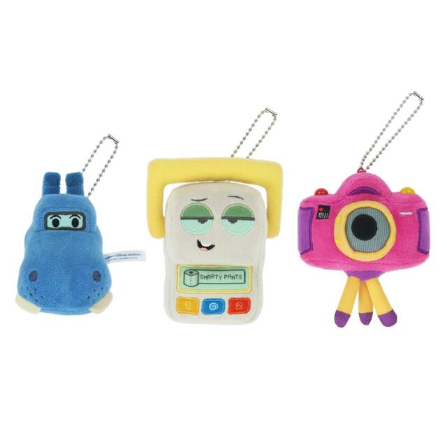 ぬいぐるみチャームセット 4,200円|東京ディズニーリゾート「ファンタイム・ウイズ・トイ・ストーリー5」グッズ|販売店舗:東京ディズニーランド「グランドエンポーリアム」、東京ディズニーシー「エンポーリオ」|発売日:2026年7月1日(水)