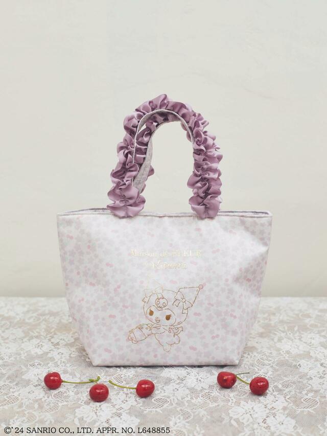 クロミ　フリルハンドルトートバッグ  カラー：Lavender  価格：¥6,000