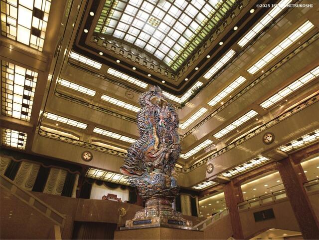 「90周年を迎える中央ホール」【期間限定店舗『サーティワン三越』オープン！「榮太樓總本鋪×にんべん×サーティワン」の特別コラボフレーバー登場！】