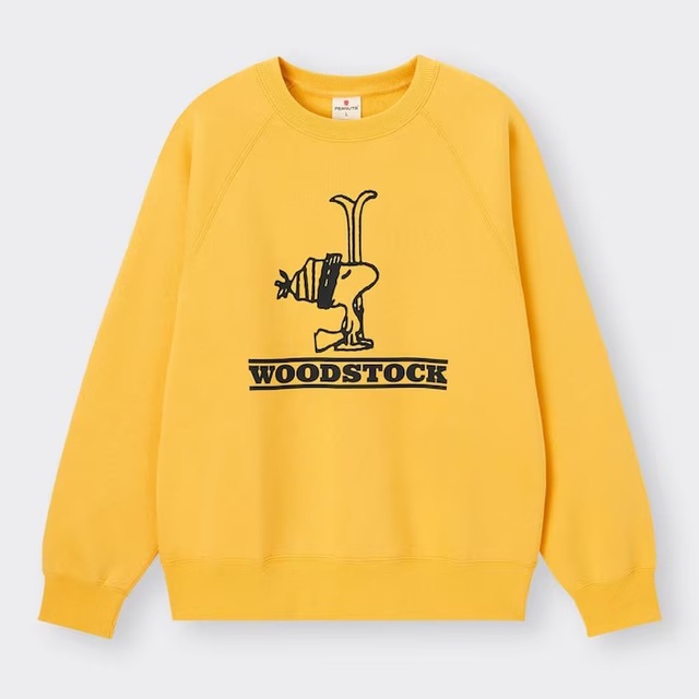 ヘビーウェイトスウェットプルオーバー｜2,990円｜GU「PEANUTS」コラボコレクション