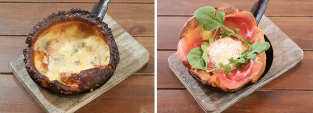 「4種のフロマージュ/生モッツァレラとハモンセラーノ」＜価格：1,089円/1,199円＞【夏限定アンデスメロン登場！カリッともっちり「ダッチベイビーパンケーキ」が半額で食べられるキャンペーンも！】