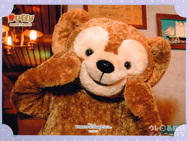 ダッフィーの「ディズニースナップフォト」のオマケ写真-1