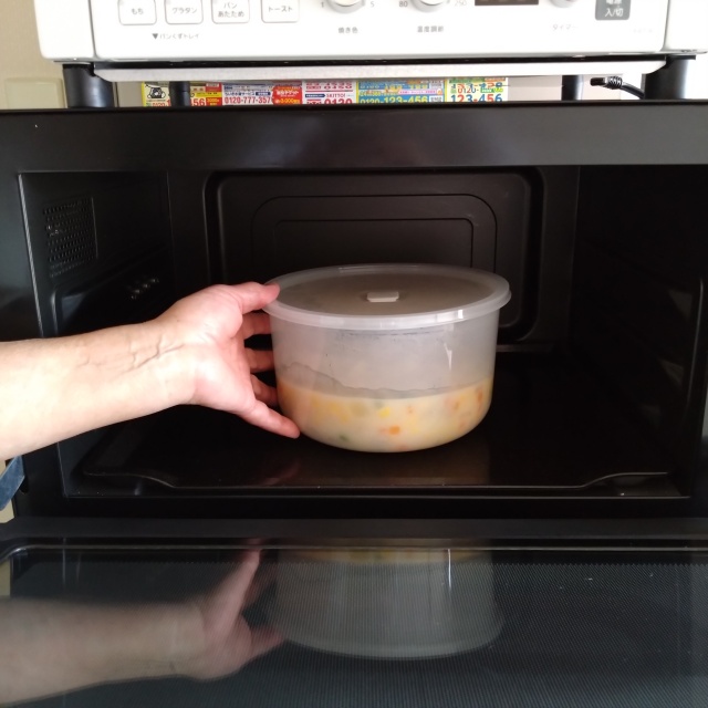 【ニトリ 1台10役スライサーセット スピナータイプ】電子レンジもOK！温め直しも簡単です♪