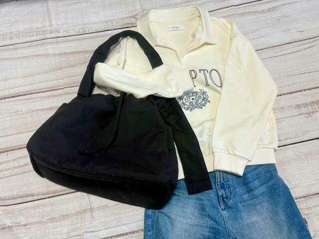 カジュアルコーデに合わせてもかわいい！