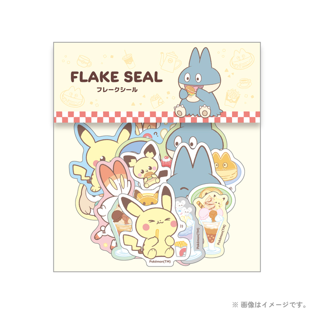 【ポケピース POP UP STORE by VILLAGE VANGUARD】フレークシール　ダイナー（税込660円）