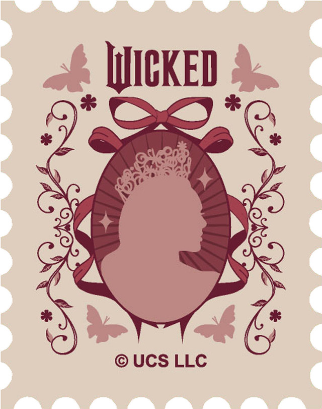 【WICKED】切手風フレークシール｜¥ 660（税込）