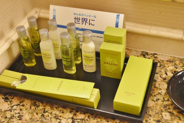 ラベンダーの香りが落ち着くアメニティ