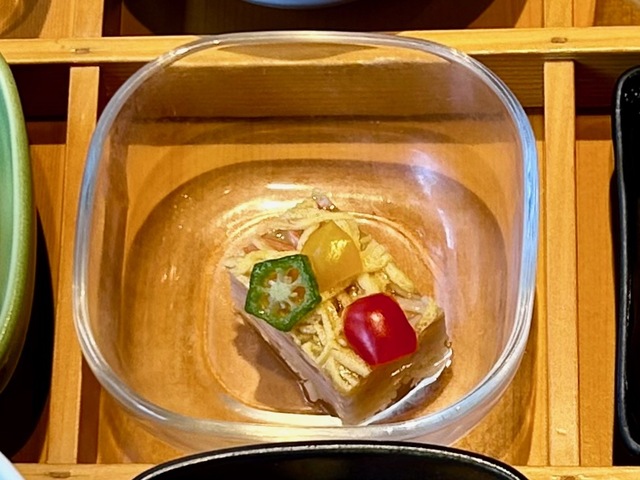 【銀座朝食ラボ】素麺 七夕ゼリー寄せ。感動しました