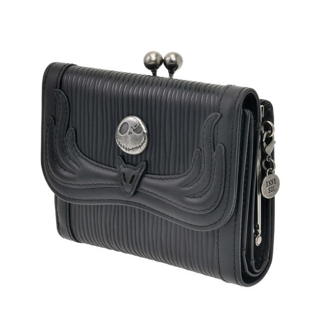 【ANNA SUI】ジャック・スケリントン＆ゼロ 財布・ウォレット チャーム付き ストライプ 24,000円