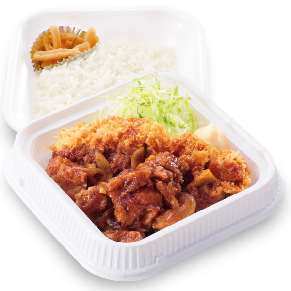 生姜からあげだれのチキンカツ弁当
