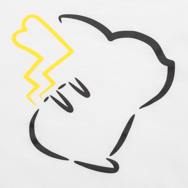 ピカチュウのしっぽがハートになっている、メスのピカチュウが描かれています