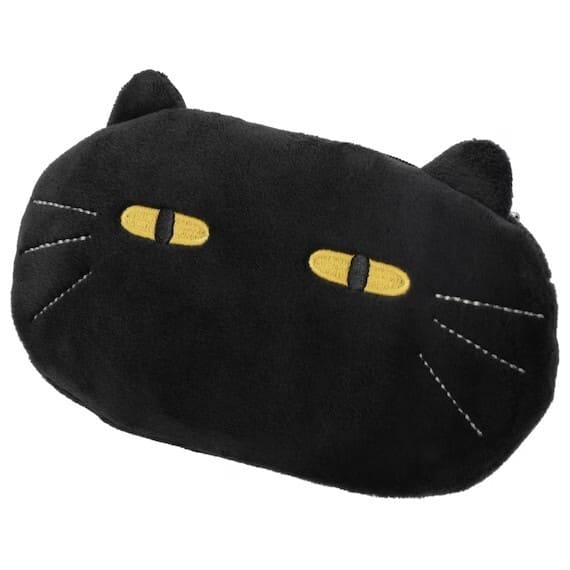 【ニトリデコホーム】「ガジェットケース(デコネコDH02 ブラック)」799円 幅19.5×奥行11×高さ1.5cm