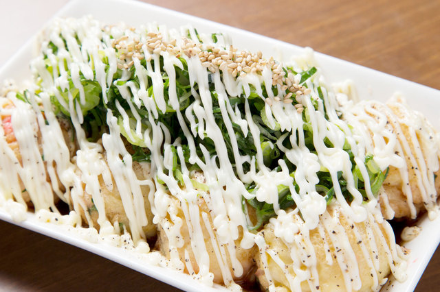 蛸あざぶ（外苑前）　たこ焼き（ねぎポン酢／8個）