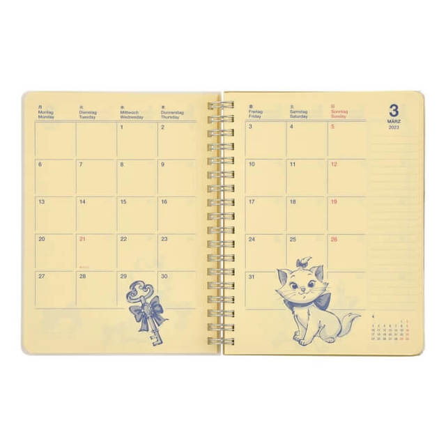 【デルフォニックス】マリー おしゃれキャット Rollbahn 手帳・スケジュール帳(L) 2023 CALENDARS & ORGANIZERS 1,980円