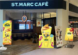 【サンマルクカフェ『ミニオンズ&モンスターズ』コラボレーション】サンマルクカフェ ららぽーと豊洲店 装飾イメージ