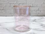 【Francfranc】ストレート ダブルウォールグラス ピンク／税込1000円