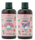 【THE BODY SHOP×マイメロディ＆クロミ】シャワージェル ST(香り：ストロベリー)250mL　1,980円(税込)