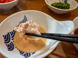 【夢庵　牛・豚コース】豚肉はごまだれで食べるのが好きです
