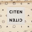 【ちいかわ×CITEN】「ちいかわ CITEN パデッドPCケース」2,970円/ロゴ+ちいかわたちの総柄