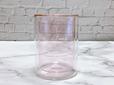 【Francfranc】ストレート ダブルウォールグラス ピンク／税込1000円