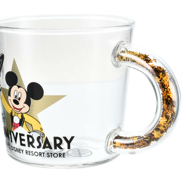 【東京ディズニーリゾート店限定】ミッキー マグカップ ガラス 東京ディズニーリゾート店25周年記念 2,200円