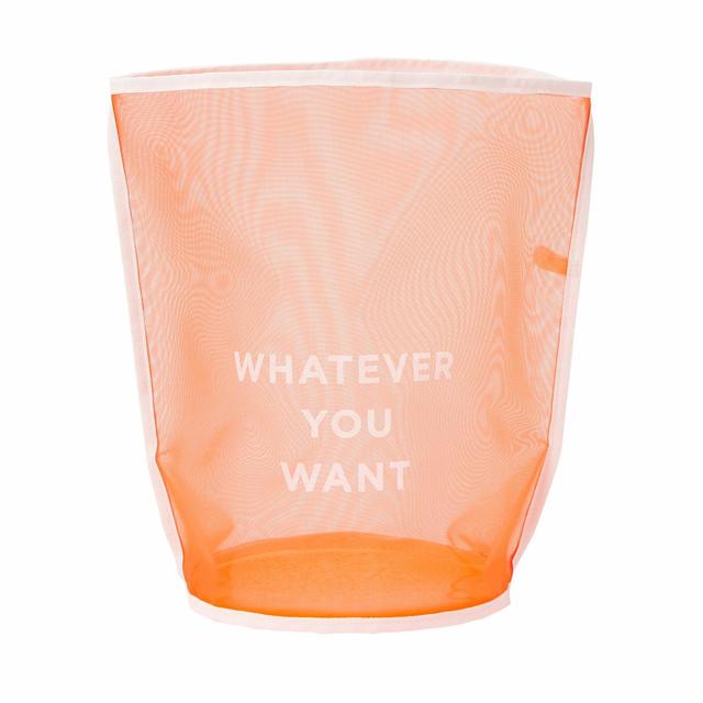 【Francfranc（フランフラン）】クラルテ メッシュバスケット  オレンジ Mサイズ