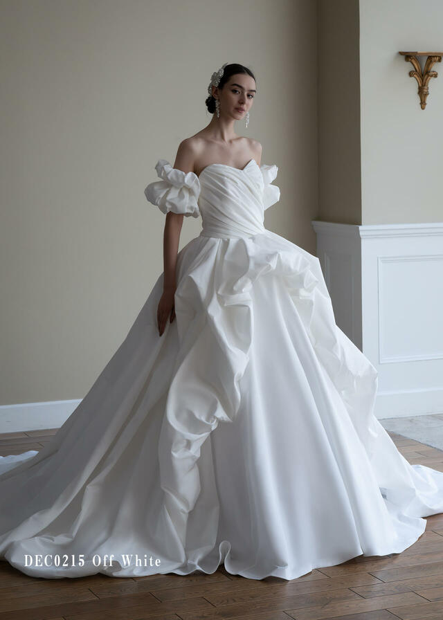 クラウディア|「Clef a decor-クレアデコール」新作ウェディングドレス|DEC0215_Offwhite