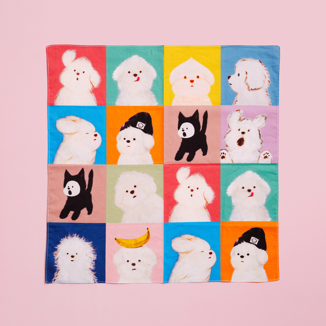 プリントハンカチ 1,650円