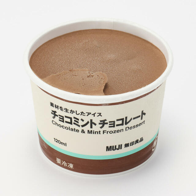 素材を生かしたアイス チョコミント チョコレート 規格:120ml 税込価格:¥350