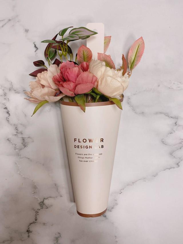 【Francfranc】プチブーケ ピオニーミックス ダークピンク／税込1,000円