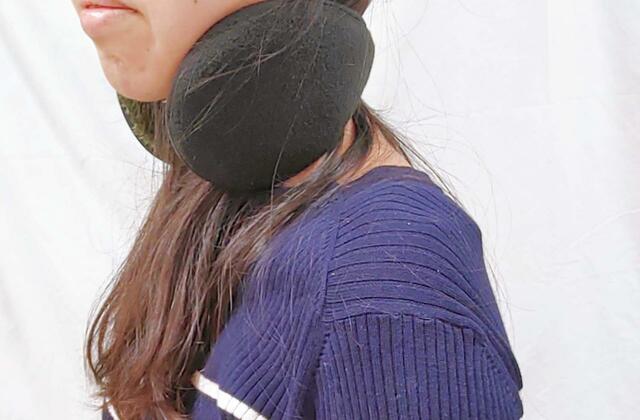 耳にあてると温かいです