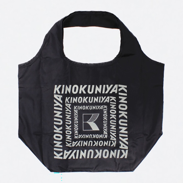 【紀ノ国屋エコバッグ30周年 コンパクトバッグ】店舗限定カラー「カーボンブラック」調進所 紀ノ國屋 京町家