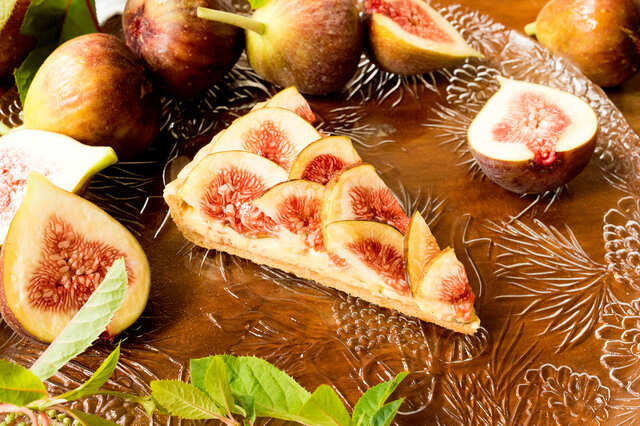 【キル フェ ボン「福岡県産 イチジク“とよみつひめ”のタルト」】piece￥864