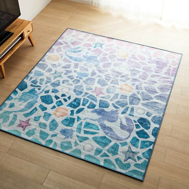 海の世界をイメージしたプリントラグ「アリエル」｜￥ 12,900 （税込）