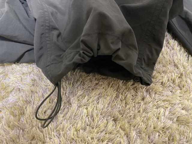 【ワークマン M47タイプユーティリティカーゴパンツ】裾のドローコードで2パターンの着こなしを楽しめます